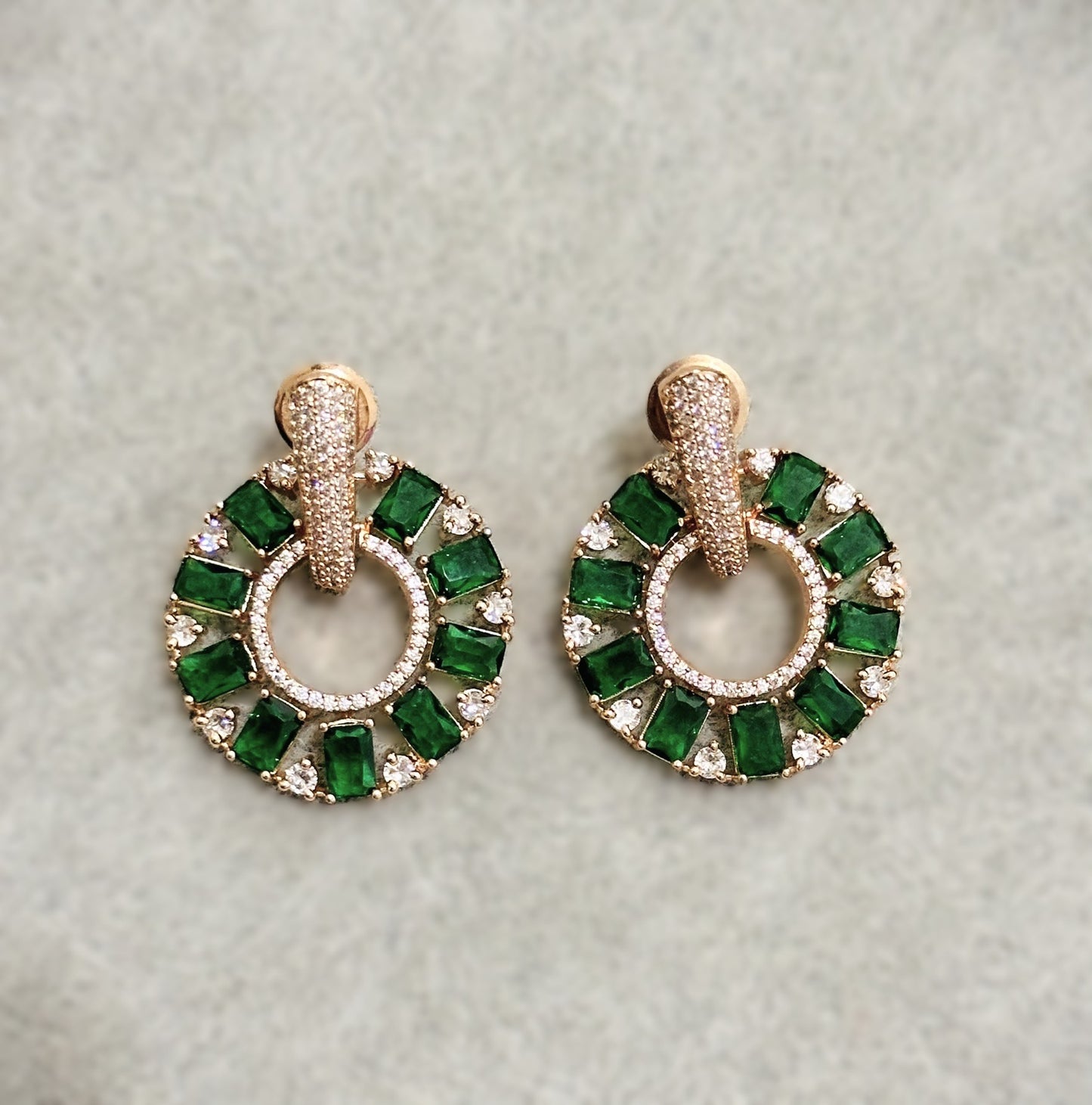 American Diamond Hoop Style