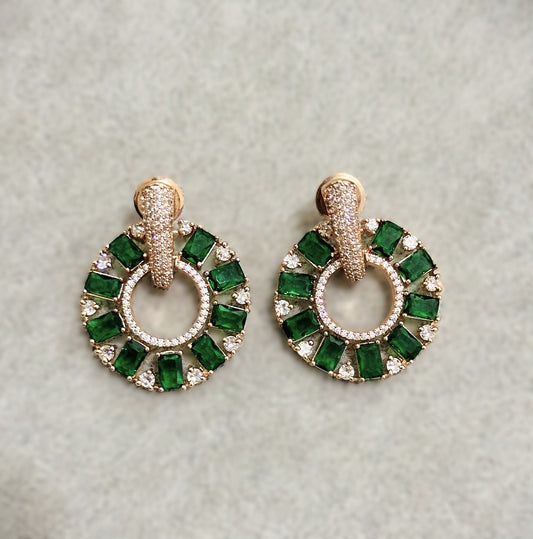 American Diamond Hoop Style