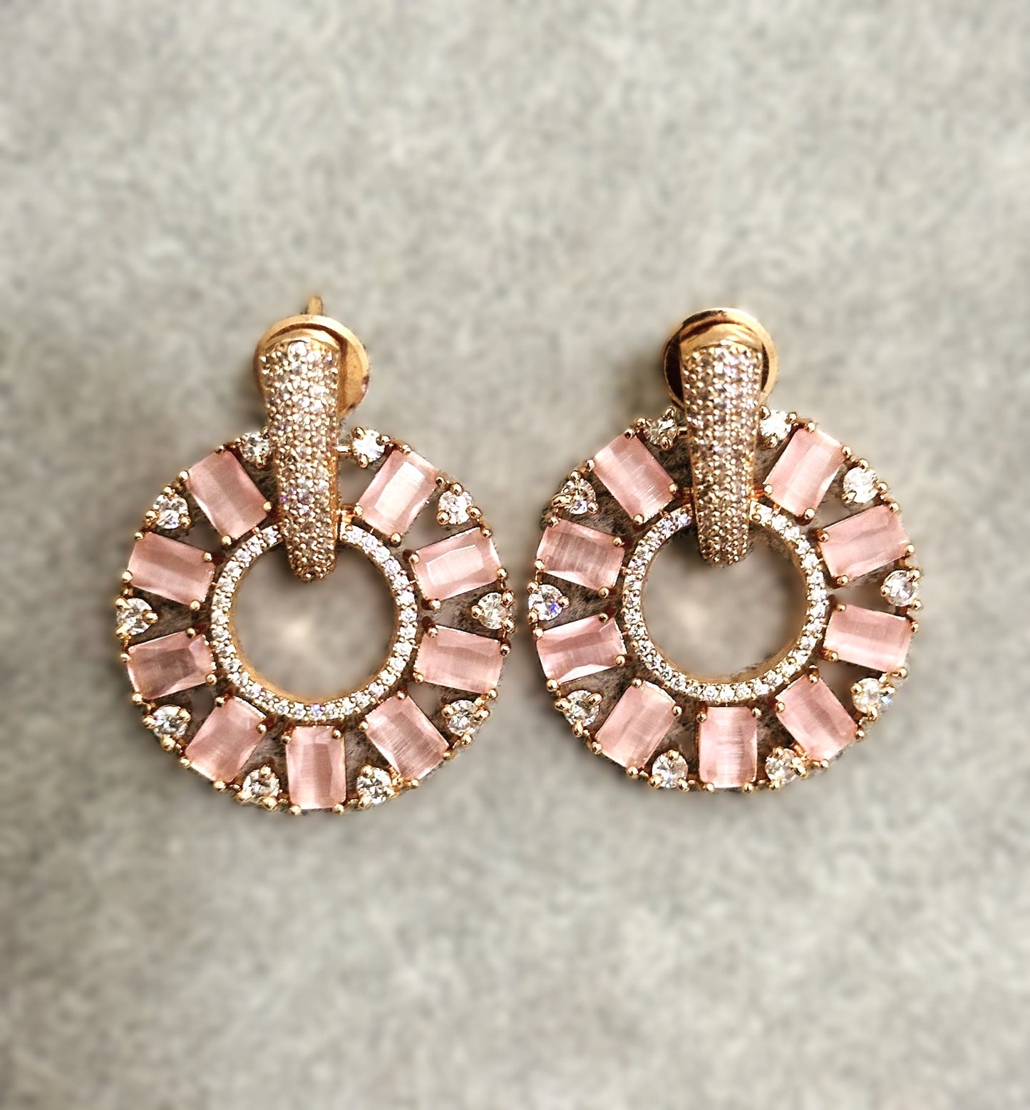 American Diamond Hoop Style