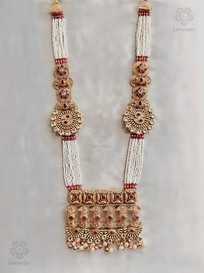 Antique Gold Matte Finish Bridal Set