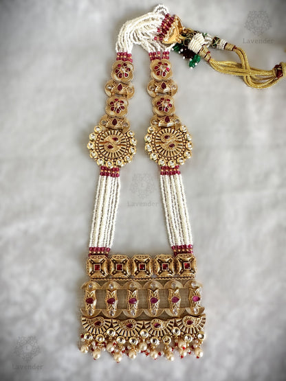 Antique Gold Matte Finish Bridal Set